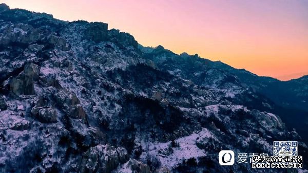 【微视】你见过雪后的崂山?美如《魔戒》里的中土世界