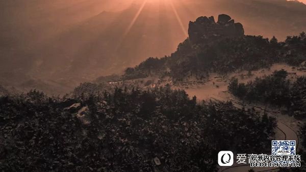 【微视】你见过雪后的崂山?美如《魔戒》里的中土世界
