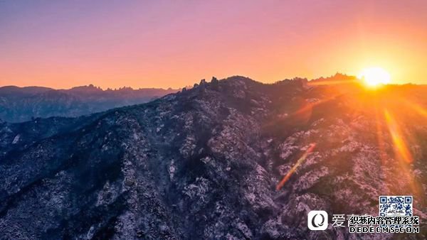【微视】你见过雪后的崂山?美如《魔戒》里的中土世界